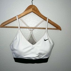 White Nike Sports Bra